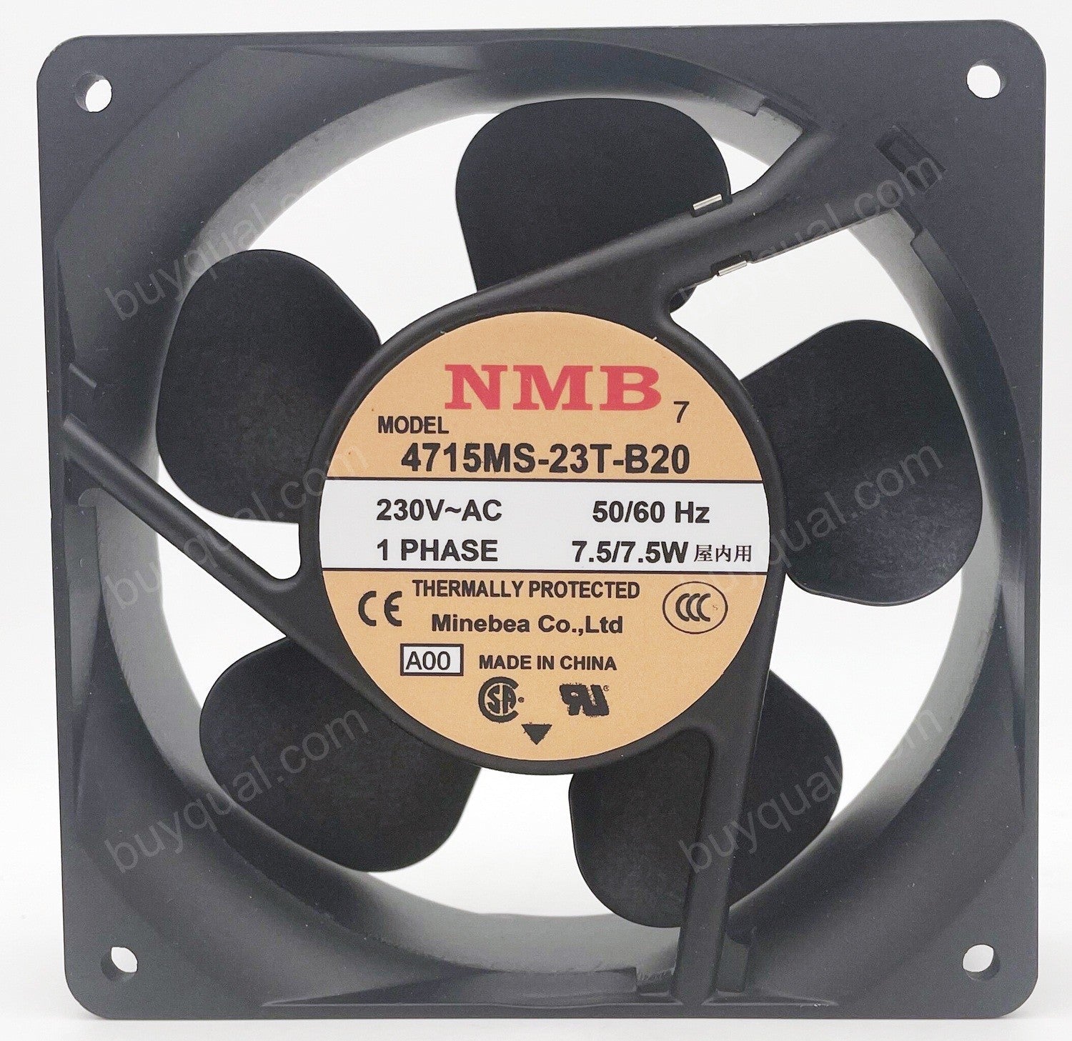 NMB 4715MS-23T-B20 230V 7.5/7.5W Cooling Fan - New NMB 4715MS-23T-B20 230V 7.5/7.5W Cooling Fan - New